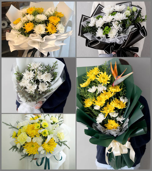 贵州遵义红花岗区深溪镇白事花束代送